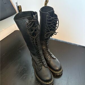 Dr. Martens 1B60 Bex Pisa Leather Knee High Boots